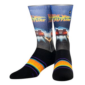 【ODD SOX（オッド ソックス）】クルー ソックス LARGE FEET BACK IN TIME OS-SOC-M-OSUNITIME