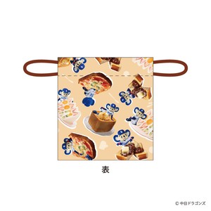 【新商品】【キャラクター】ドアラと食パン  巾着袋