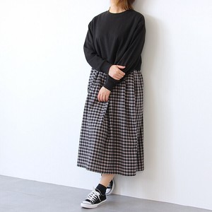 Casual Dress Check Layered dress [A/W NEW]