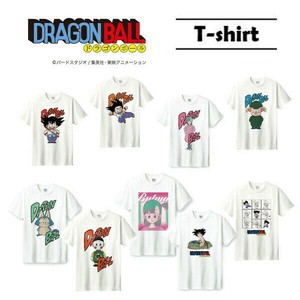 Tシャツ "ドラゴンボール" 悟空 ブルマ ウーロン プーアル 餃子