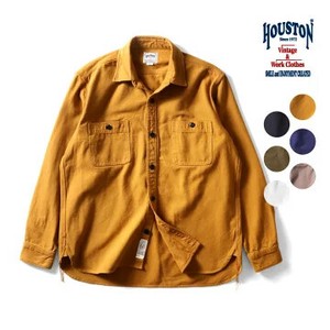 【2025秋冬新作】【HOUSTON】SOLID VIYELLA SHIRT