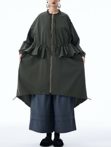 ロングコート 長袖   無地  ゆったり 快適 レディース ファッション  WCMA429