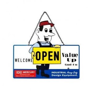 （取り寄せ品）ﾏｰｷｭﾘｰOPEN/CLOSEｻｲﾝ Worker Mr.T