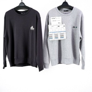 予約 メンズ  刺繍ロゴ 面白ロゴ 裏起毛トレーナー スウェット トレーナー 裏起毛 刺繍 ロゴ ワンポイント