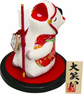 【干支】【午】【開運】【置物】（大）大笑い（立）破魔矢 午