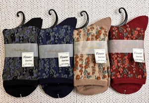 短袜 花朵 2025年 数量限定 秋冬新品