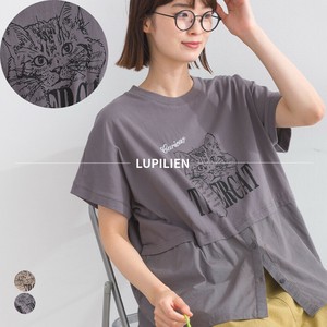 T-shirt Cat Print [S/S NEW]
