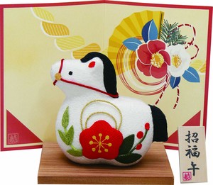 【干支】【午】【開運】【置物】彩 万福午