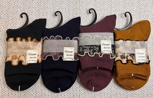 短袜 切换 花朵 2025年 数量限定 秋冬新品