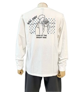 【ユニセックス】ソフトコットン天竺  イラスト柄プリントロンTEE