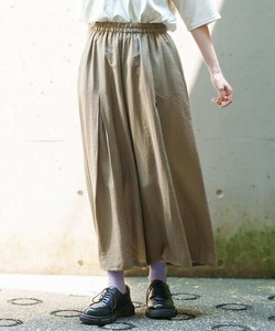【2025秋冬新作】フロントタックワイドパンツ ウエストゴム レディース