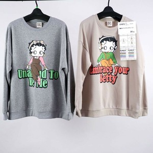 予約 ベティ 裏起毛ビッグトレーナー 裏起毛 トレーナー スウェット　BettyBoop ベティちゃん ユニセックス