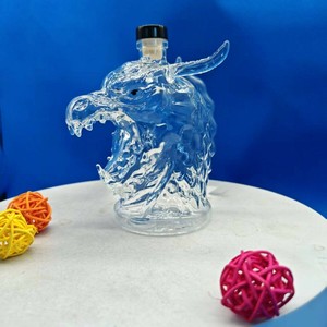 酒瓶 320ML  龍  ウイスキーボトル WCMB448