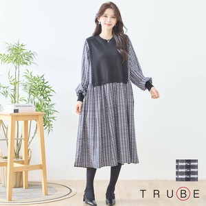 2025年新商品 洋装/连衣裙 切换 L尺寸 格子图案
