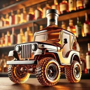 酒瓶  300ML  車の造形 ウイスキーボトル  WCMB449