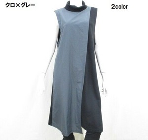 【秋物新商品】ワッシャー切替配色ジャンパースカート