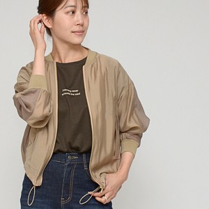 【自由自在に着回せる】異素材2WAYブルゾン