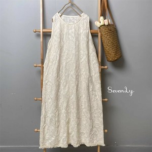 シーズン商品 かわいい刺繍ワンピース ワンピース ロング「2025新作」