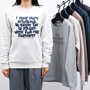 运动衫 长袖衫 男女兼用 印花
