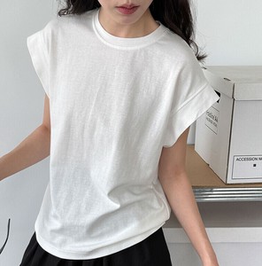 Tシャツ 半袖 ラウンドネック 夏 無地 ゆったり 快適 レディース ファッション  MBQ2942