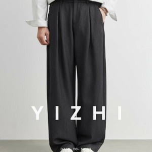 P22816  2025春秋新作 カジュアル ボトムス メンズ ズボン  ファッション ストレート ロングパンツ