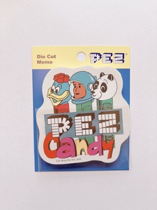 PEZ　ダイカットメモ　ブルー　FES28