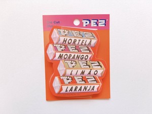 PEZ　ダイカットメモ　オレンジ　FES29