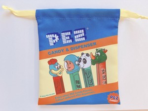 PEZ　巾着　ブルー　FES30