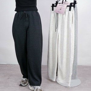 予約 売筋 あったか裏ボアスウェットバレルパンツ 裏ボア 裏起毛　パンツ スウェット　スウェットパンツ