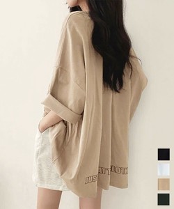 国内即納 ロゴTシャツ ゆったり プルオーバー夏服
