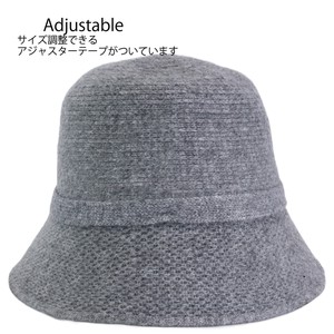 【2025秋冬新作】バックリボンクロッシェハット 秋冬