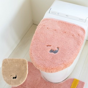 トイレシリーズ　ミニョン　フタカバー　ネコ柄