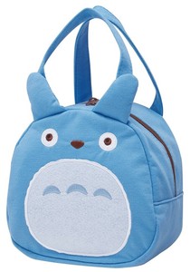 スケーター 【予約販売】スエット素材ダイカットバッグ となりのトトロ／中トトロ（ブルー）