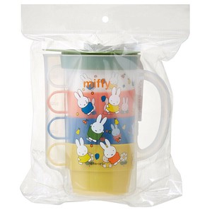 スケーター 【予約販売】ケース付スタッキングコップ（4個）miffy／ミッフィー21