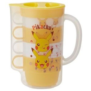 スケーター 【予約販売】ケース付スタッキングコップ（4個）ポケットモンスター／ピカチュウ
