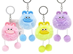 【もこもこキーホルダー】うさみみリップモンスターキーホルダー