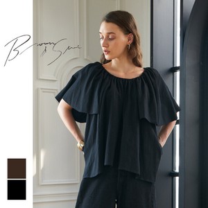 Button Shirt/Blouse Sleeve Tops