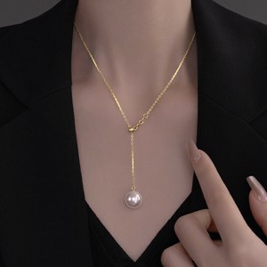 韓国　ネックレス ネックレス レディース　ネックレス シルバー925　メッキ ネックレス シルバー