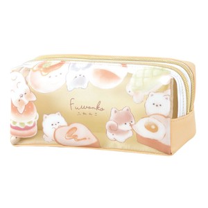 【先行受注】ツインファスナーペンケース ふわんこ 予約〆8/31