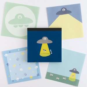 【ミカクニン!?】メモパッド・スクエア(UFO)
