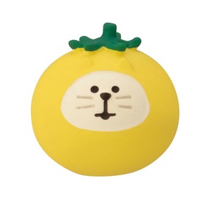 【マスコット】おやさい猫だるま ミニとまと黄