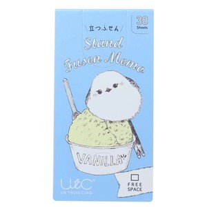 【付箋】立つふせん アイス屋のシマエナガ フリースペース