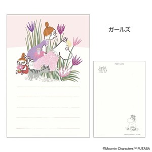 【ポストカード】ムーミン 季節のムーミンはがき 1枚入り 春 ガールズ