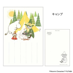 【ポストカード】ムーミン 季節のムーミンはがき 1枚入り 夏 キャンプ
