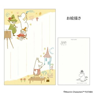 【ポストカード】ムーミン 季節のムーミンはがき 1枚入り 秋 お絵描き