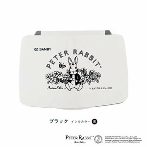 【ハンコ】ピーターラビット スタンプパッド ブラック 黒