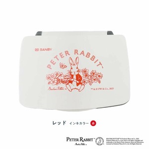 【ハンコ】ピーターラビット スタンプパッド レッド 赤