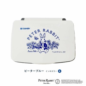 【ハンコ】ピーターラビット スタンプパッド ピーターブルー 藍
