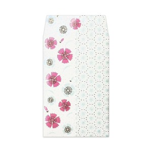 【ポチ袋】ROKKAKU 箔ぽち袋 やまとなでしこ 2枚入り 撫子