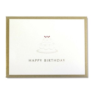 【グリーティングカード】ROKKAKU Birthday Card ミニカードセット 1セット入り ケーキ
